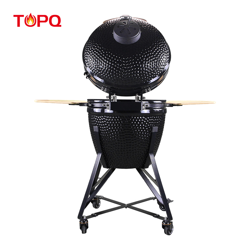 Kamado configuraci&oacute;n de parrilla al aire libre
